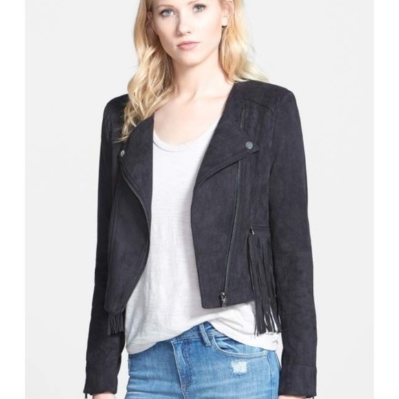 Fate Jackets & Blazers - Fate Faux Suede Moto Jacket Fringe Blazer boho